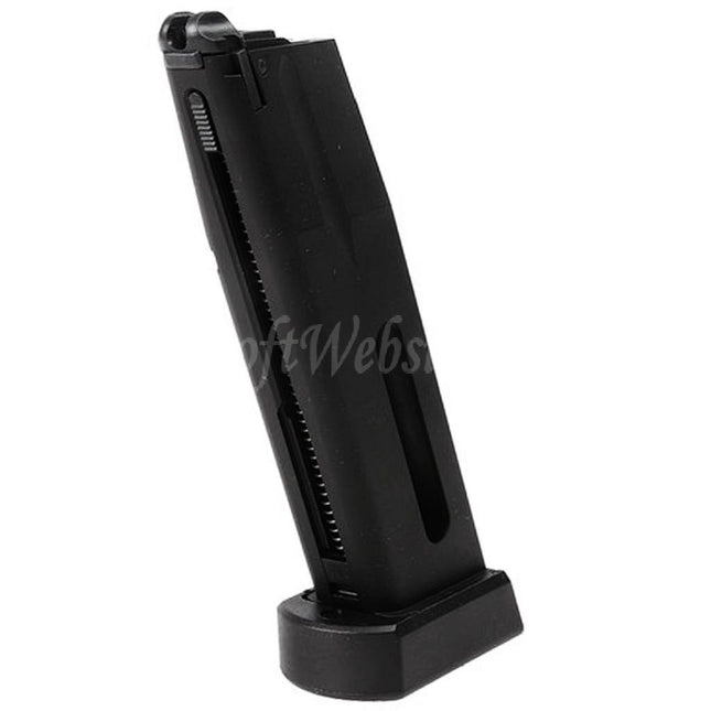 KJ Works 17rd Co2 Magazine (4.5mm BB) For KJ Works KP-09 CZ75 Series GBB Pistols Airsoft Black