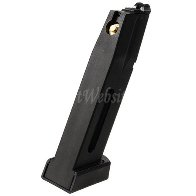 KJ Works 17rd Co2 Magazine (4.5mm BB) For KJ Works KP-09 CZ75 Series GBB Pistols Airsoft Black