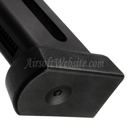 KJ Works 17rd Co2 Magazine (4.5mm BB) For KJ Works KP-09 CZ75 Series GBB Pistols Airsoft Black