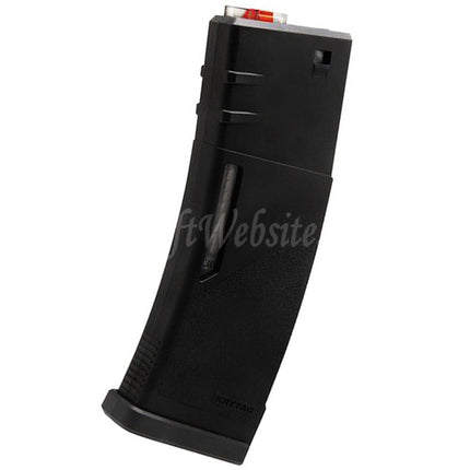 Chargeur polymère interchangeable KRYTAC 30/120 coups pour fusils AEG séries M4/M16, noir
