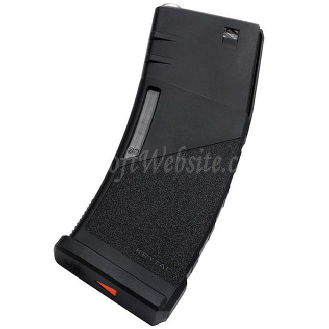 Chargeur KRYTAC 150 coups en polymère à mi-capacité pour fusils AEG séries M4 et M16 Airsoft