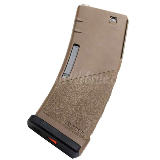 Chargeur KRYTAC 150 coups en polymère à mi-capacité pour fusils AEG séries M4 et M16 Airsoft