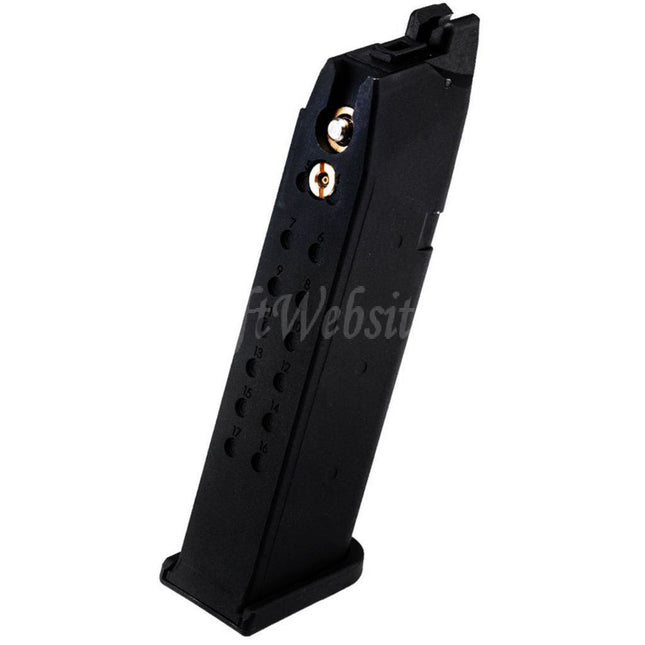 KRYTAC 24rd Gas Magazine For SilencerCo MAXIM 9 AAP-01 G17 G18C G34 G35 G-Series GBB Pistols Airsoft Black