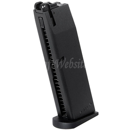 KJ WORKS 25rd Gas Magazine Suitable For KJ SRC Tokyo Marui WE M9 Series GBB Pistols Airsoft Black