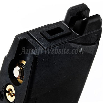 Chargeur à gaz TTI Airsoft 22 coups pour pistolets TP22 AAP-01 G17 G18C G34 G35 G-Series GBB, noir