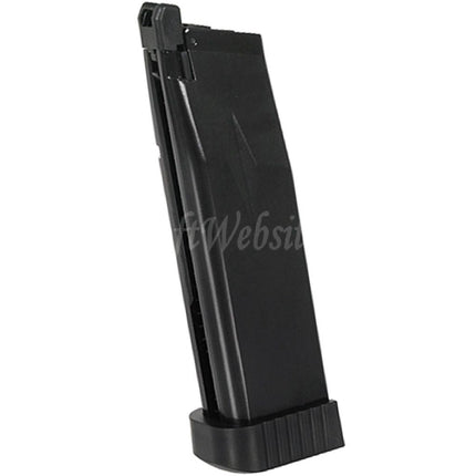 KJ WORKS 28rd Gas Magazine KP-06 Suitable For Hi-Capa Series GBB Pistols Airsoft Black