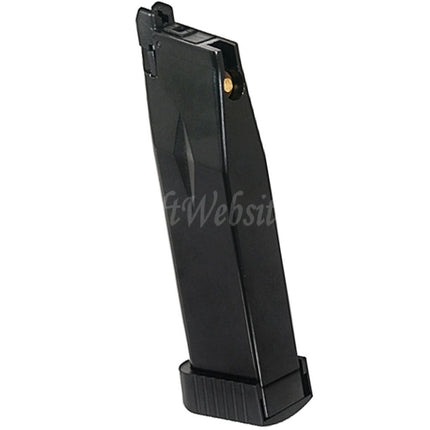 KJ WORKS 28rd Gas Magazine KP-06 Suitable For Hi-Capa Series GBB Pistols Airsoft Black
