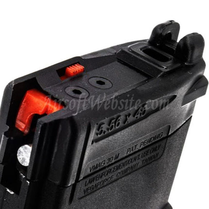 Chargeur à gaz VFC 30 coups VMAG pour fusils VFC M4 Umarex série 416 GBB Airsoft Noir