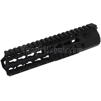DOUBLE BELL 8.5 Inches KeyMod Handguard Rail System Suitable For 058 AR TR-1 AEG Rifles Airsoft Black