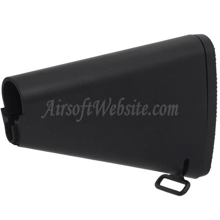 Golden Eagle Stubby Fixed Stock Suitable For M4 M16 Series AEG Rifles Airsoft Black