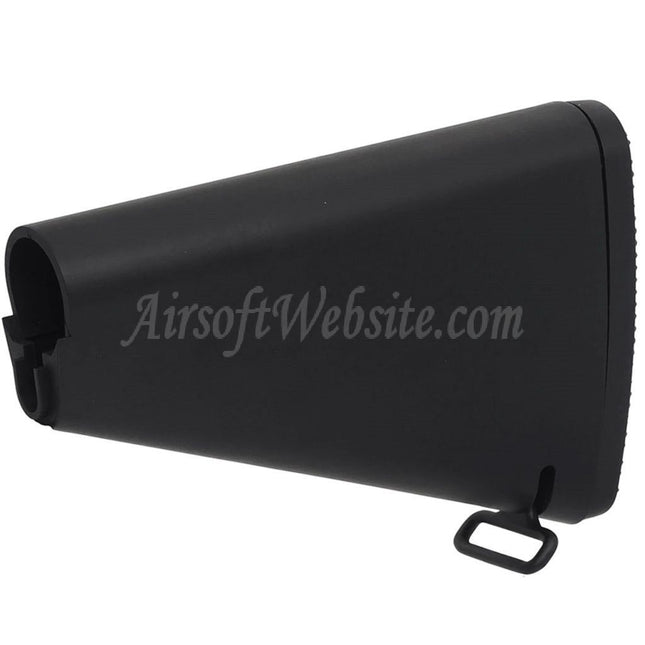 Golden Eagle Stubby Fixed Stock Suitable For M4 M16 Series AEG Rifles Airsoft Black