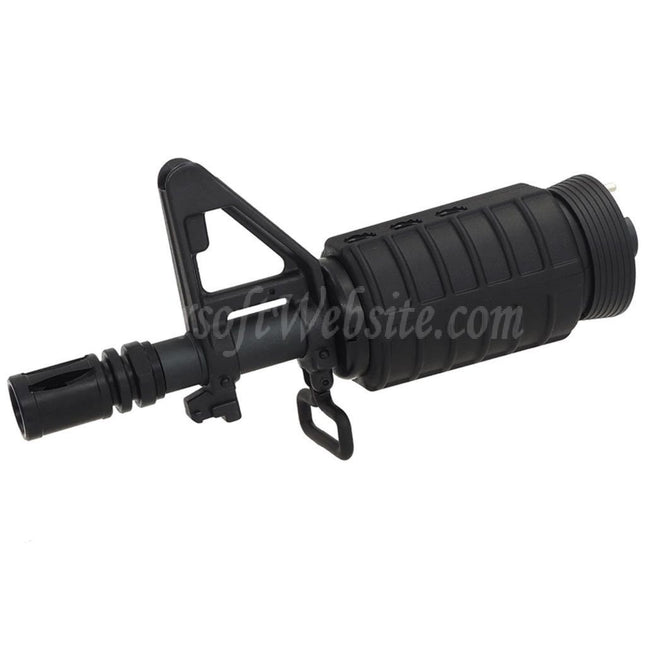 CYMA CGS N23 PDW Handguard with Barrel Front Kit Set Suitable For CGS AR M4 Tokyo Marui M4 Series MWS GBB Rifles Black
