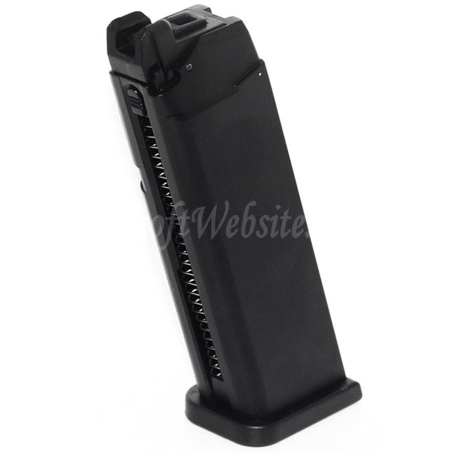 Chargeur à gaz 25 coups ARMY ARMAMENT pour pistolets G17, G18C, série G, GBB, Airsoft, noir
