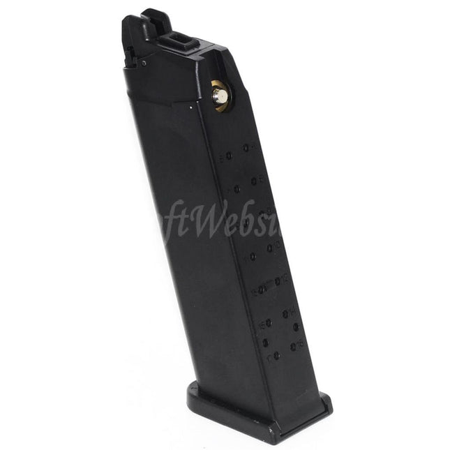 Chargeur à gaz 25 coups ARMY ARMAMENT pour pistolets G17, G18C, série G, GBB, Airsoft, noir