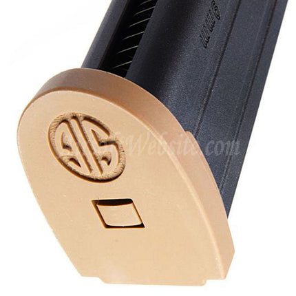 Chargeur à gaz VFC 25 cartouches pour pistolets SIG SAUER P320 M17 M18 série GBB Airsoft Noir