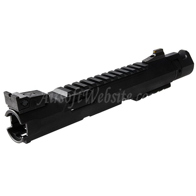 Kit récepteur supérieur Action Army CNC Bravo Style Mamba B pour pistolets GBB série AAP-01 Airsoft Noir