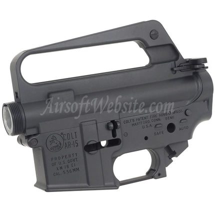 CYMA CGS COLT XM16E1 Metal Body Upper Lower Receiver Suitable For CYMA CGS AR M4 Tokyo Marui M4 Series MWS GBB Rifles Airsoft Dark Grey