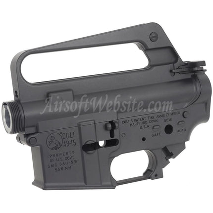 CYMA CGS COLT GAU-5A Metal Body Upper Lower Receiver Suitable For CYMA CGS AR M4 Tokyo Marui M4 Series MWS GBB Rifles Airsoft Dark Grey