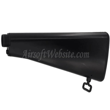 CYMA CGS M16A1 Style Fixed Stock Suitable For CYMA CGS Tokyo Marui M4 Series MWS GBB Rifles Airsoft Black