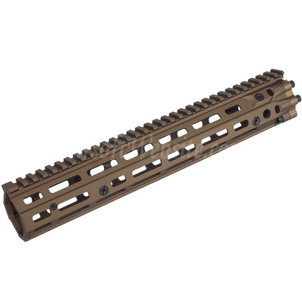 CYMA EMG Daniel Defense Licensed CNC Aluminum 12.5" Inches Free Float M-LOK RIS III Handguard Rail System For M4 M16 Series AEG Rifles Airsoft
