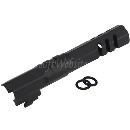 5KU 4.3 Inches CNC Aluminum Hexagon Outer Barrel +11mm CW Clockwise Threaded Suitable For Armorer Works WE (WE-TECH) Tokyo Marui Hi-Capa 4.3 Series GBB Pistols Airsoft