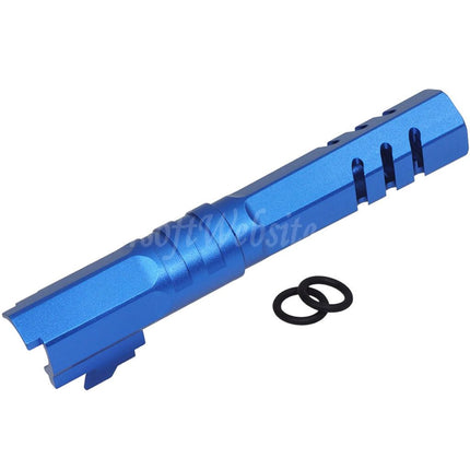 5KU 4.3 Inches CNC Aluminum Hexagon Outer Barrel +11mm CW Clockwise Threaded Suitable For Armorer Works WE (WE-TECH) Tokyo Marui Hi-Capa 4.3 Series GBB Pistols Airsoft