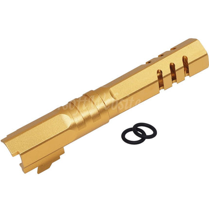 5KU 4.3 Inches CNC Aluminum Hexagon Outer Barrel +11mm CW Clockwise Threaded Suitable For Armorer Works WE (WE-TECH) Tokyo Marui Hi-Capa 4.3 Series GBB Pistols Airsoft