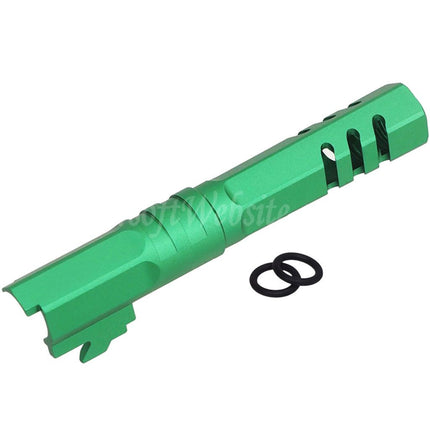 5KU 4.3 Inches CNC Aluminum Hexagon Outer Barrel +11mm CW Clockwise Threaded Suitable For Armorer Works WE (WE-TECH) Tokyo Marui Hi-Capa 4.3 Series GBB Pistols Airsoft