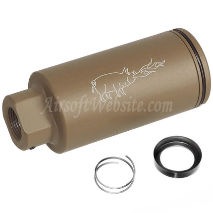 APS EMG Lizenzierter Noveske KX3 Einstellbarer Soundverstärker Mündungsbremsen-Blitzunterdrücker Für -14mm CCW Gegenuhrzeigersinn-Gewindelaufgewehre Airsoft Schwarz