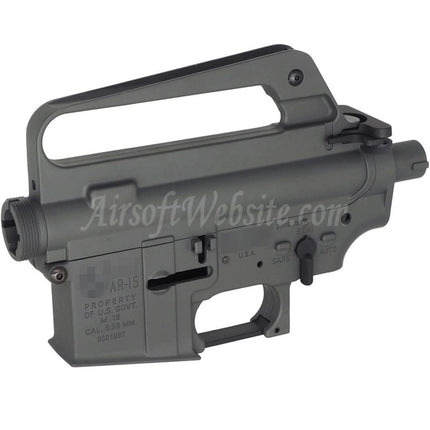E&C M16VN 604 Style Metal Body Upper Lower Receiver Suitable For E&C Tokyo Marui M4 M16 Series AEG Rifles Airsoft Grey