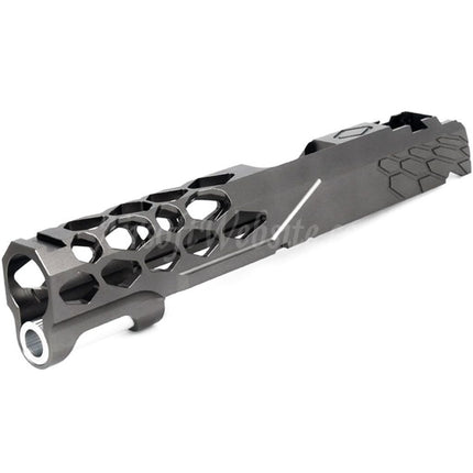 Glissière standard EDGE en aluminium personnalisée « SHIELD » pour pistolets Tokyo Marui Hi-Capa série 1911 GBB Airsoft
