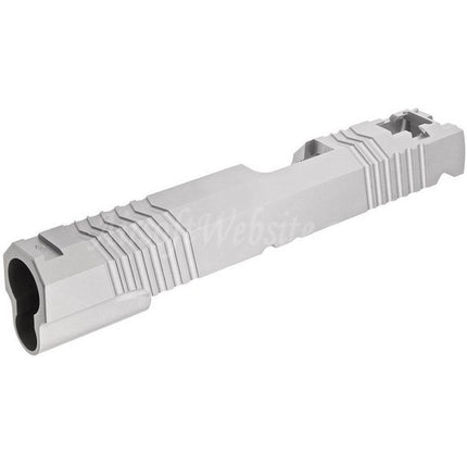 GK Tactical Aluminium SV Standard Slide avec boîtier de buse et bouchon de ressort de recul pour pistolets Tokyo Marui Hi-Capa série 1911 GBB Airsoft