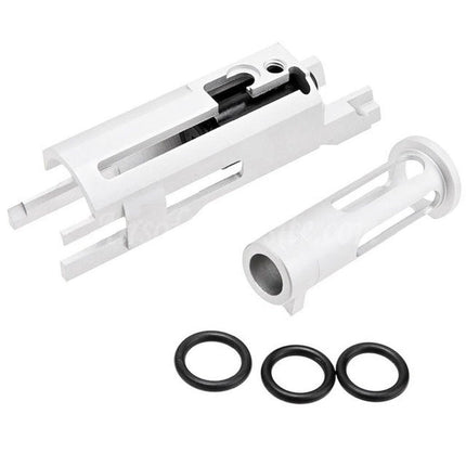 GK Tactical Aluminium SV Standard Slide avec boîtier de buse et bouchon de ressort de recul pour pistolets Tokyo Marui Hi-Capa série 1911 GBB Airsoft