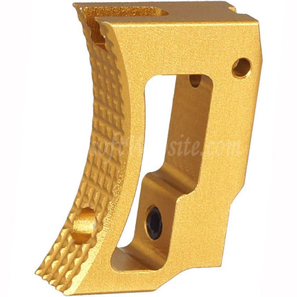 5KU Aluminum Medium Curved Adjustable Trigger For Tokyo Marui Hi-Capa 1911 Series GBB Pistols Airsoft