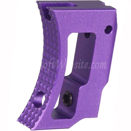 5KU Aluminum Medium Curved Adjustable Trigger For Tokyo Marui Hi-Capa 1911 Series GBB Pistols Airsoft