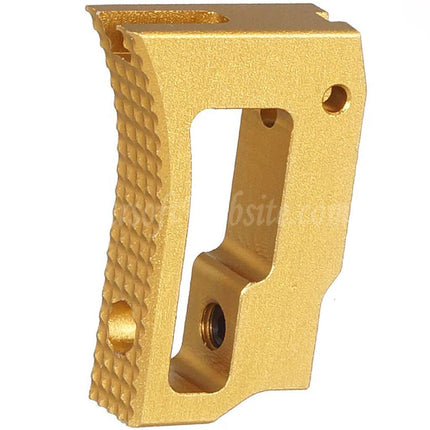 5KU Aluminum Upper Curved Adjustable Trigger For Tokyo Marui Hi-Capa 1911 Series GBB Pistols Airsoft