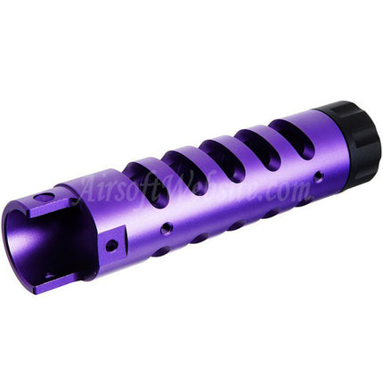 Kit de canon avant en aluminium CNC Narcos Airsoft (type 5) pour pistolets GBB Action Army série AAP01