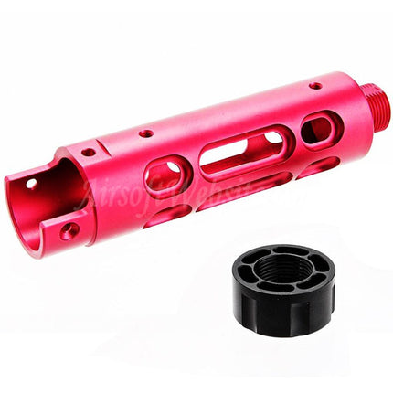 Narcos Airsoft CNC Aluminum Front Barrel Kit (Type 2) For Action Army AAP01 Series GBB Pistols