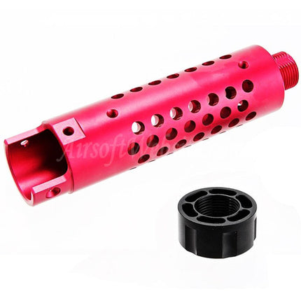 Kit de canon avant en aluminium CNC Narcos Airsoft (type 4) pour pistolets GBB Action Army série AAP01