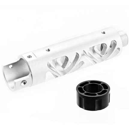 Kit de canon avant en aluminium CNC Narcos Airsoft (type 6) pour pistolets GBB Action Army série AAP01