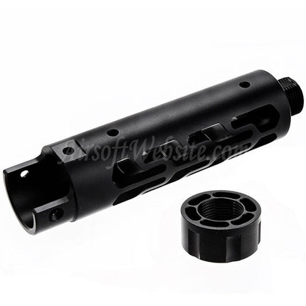 Kit de canon avant en aluminium CNC Narcos Airsoft (type 7) pour pistolets GBB Action Army série AAP01