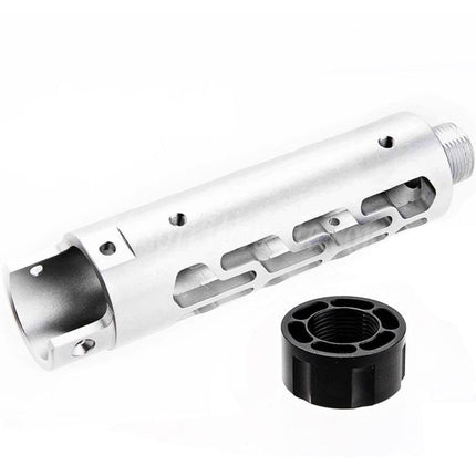 Kit de canon avant en aluminium CNC Narcos Airsoft (type 7) pour pistolets GBB Action Army série AAP01