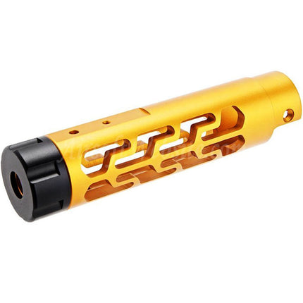 Kit de canon avant en aluminium CNC Narcos Airsoft (type 7) pour pistolets GBB Action Army série AAP01
