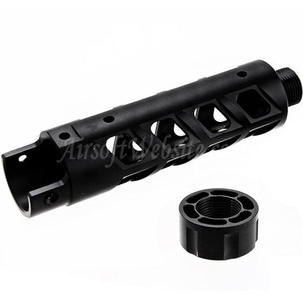 Kit de canon avant en aluminium CNC Narcos Airsoft (type 8) pour pistolets GBB Action Army série AAP01