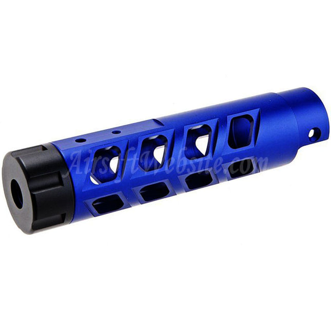 Narcos Airsoft CNC Aluminum Front Barrel Kit (Type 8) For Action Army AAP01 Series GBB Pistols
