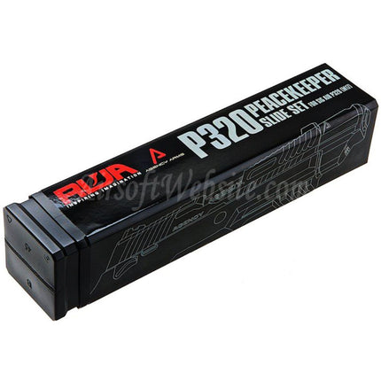 RWA Agency Arms CNC Aluminum P320 Peacekeeper Slide Set For SIG AIR Proforce P320 XCarry M17 M18 Series GBB Pistols Airsoft