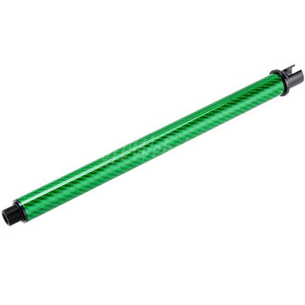 Dr. Black Light Weight Carbon Fiber 10.5" Inches Outer Barrel -14mm CCW Counter-Clockwise Thread For Tokyo Marui M4 Series MWS GBB Rifles Airsoft
