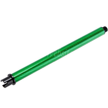 Dr. Black Light Weight Carbon Fiber 12" Inches Outer Barrel -14mm CCW Counter-Clockwise Thread For Tokyo Marui M4 Series MWS GBB Rifles Airsoft
