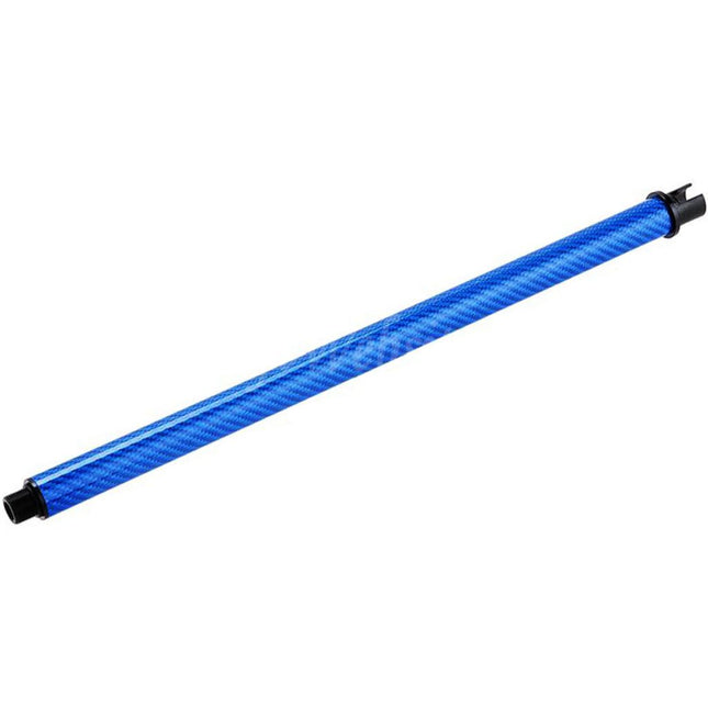 Dr. Black Light Weight Carbon Fiber 14" Inches Outer Barrel -14mm CCW Counter-Clockwise Thread For Tokyo Marui M4 Series MWS GBB Rifles Airsoft