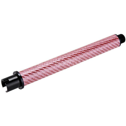 Dr. Black Light Weight Carbon Fiber 7" Inches Outer Barrel -14mm CCW Counter-Clockwise Thread For Tokyo Marui M4 Series MWS GBB Rifles Airsoft